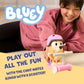 Bluey Chat Mates and Accessory Scooter Bingo Figurine Playset, Articulated, Kids Figurines with 10 Phrases, Interactive Play Figure Toys for Ages 3+