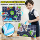 Weelozing Pull Back Truck Car Toddler Toy Set for 3 4 5 Year Old Boys and Girls with 2 in 1 Playmat Storage Bag, Kids Toys Age 3-5 Birthday Gifts