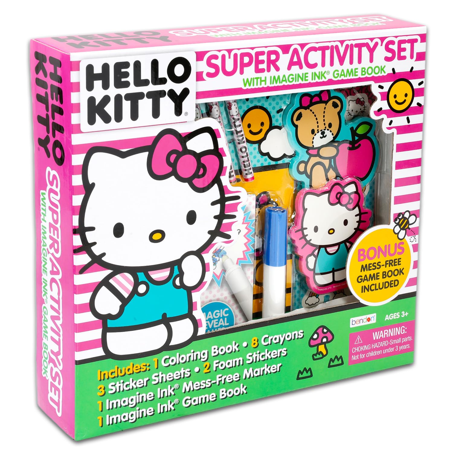 Sanrio Hello Kitty Ultimate Activity Set - Bundle Imagine Ink Coloring Books, Stickers, Games, Puzzles, Drawing and More | Hello Kitty and Friends