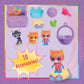 Disney Junior SuperKitties Purr ‘N’ Play Playset and Figures, 12-Pieces, Lights and Sounds, Kids Toys for Ages 3 Up by Just Play