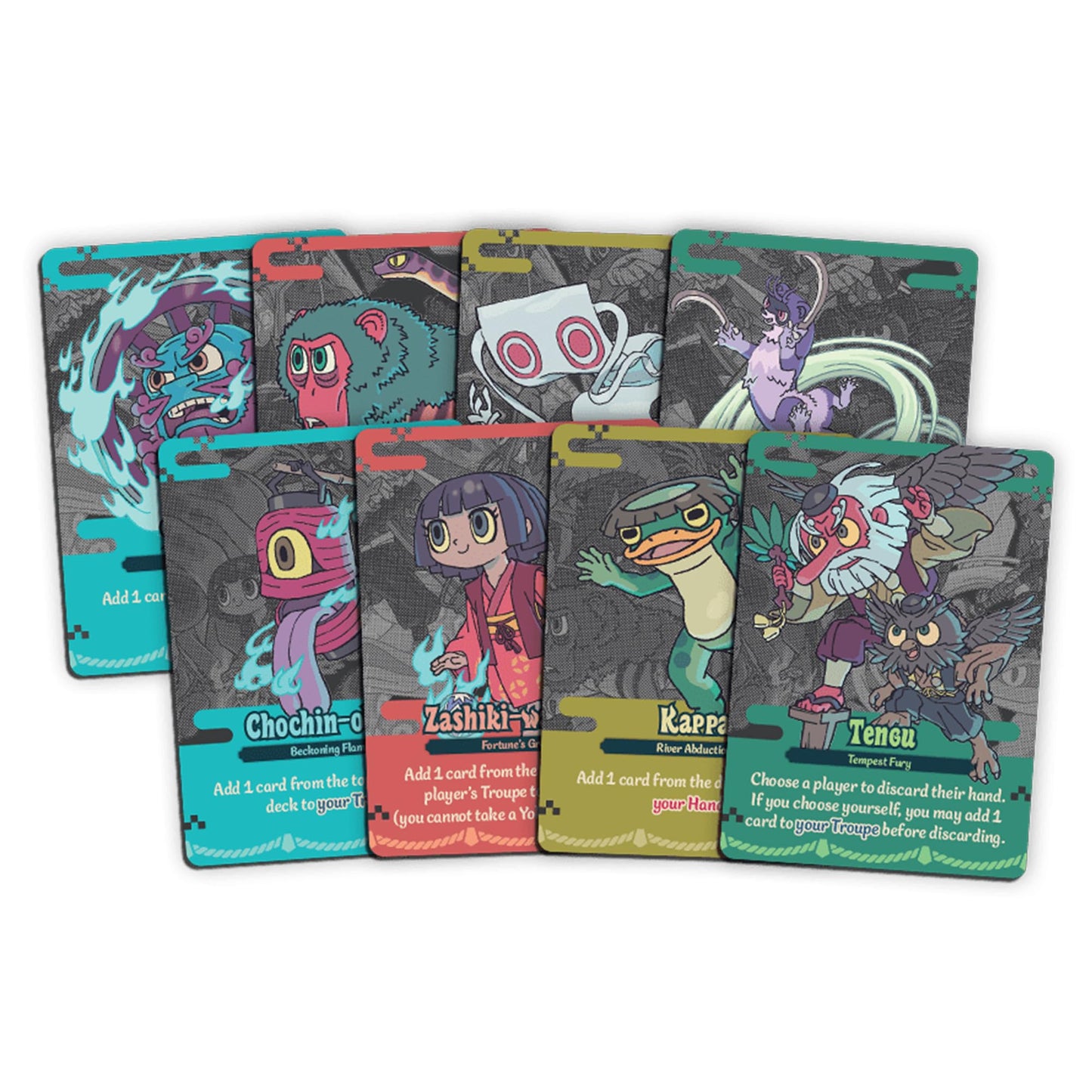 CMON Yokai Carnival Card Game - Collect Mythical Japanese Yokai! Trick-Taking Strategy & Fantasy Battles, Family Fun for Kids & Adults, Ages 10+, 2-5