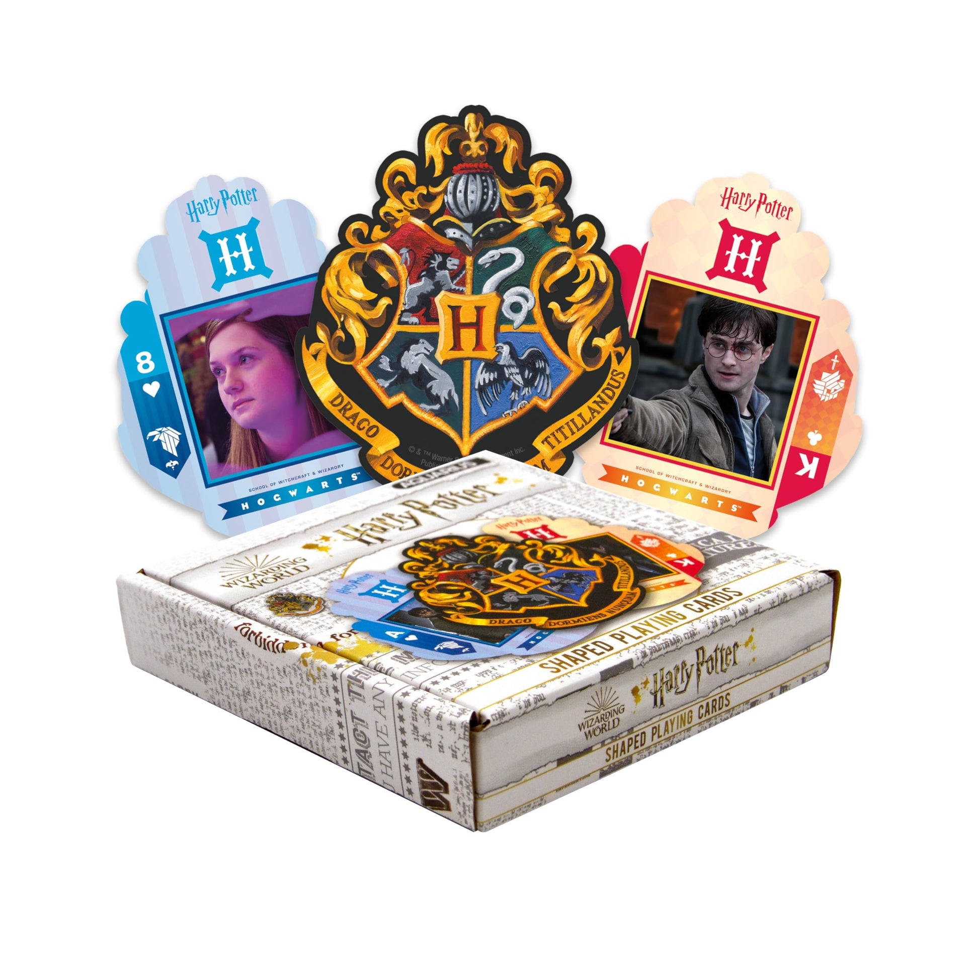 AQUARIUS Harry Potter Shaped Playing Cards - Harry Potter Shaped Deck of Cards for Your Favorite Card Games - Officially Licensed Harry Potter