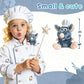 HSEFOGC 6" Magnetic Chef Rat Plush - Shoulder Riding and Hanging Keychain Toy