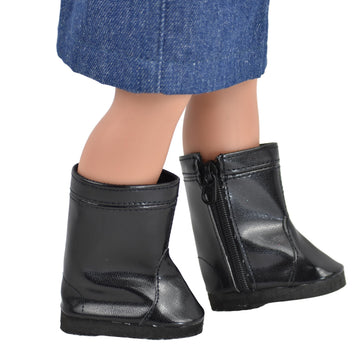 Sophia's - 18" Doll - Tall Boot w/Center Seam - Black