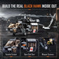 Sluban UH-60 Black Hawk Helicopter Building Set, Military Rescue Helicopter Model, 692-Piece Airplane Building Bricks Compatible with Major Brand