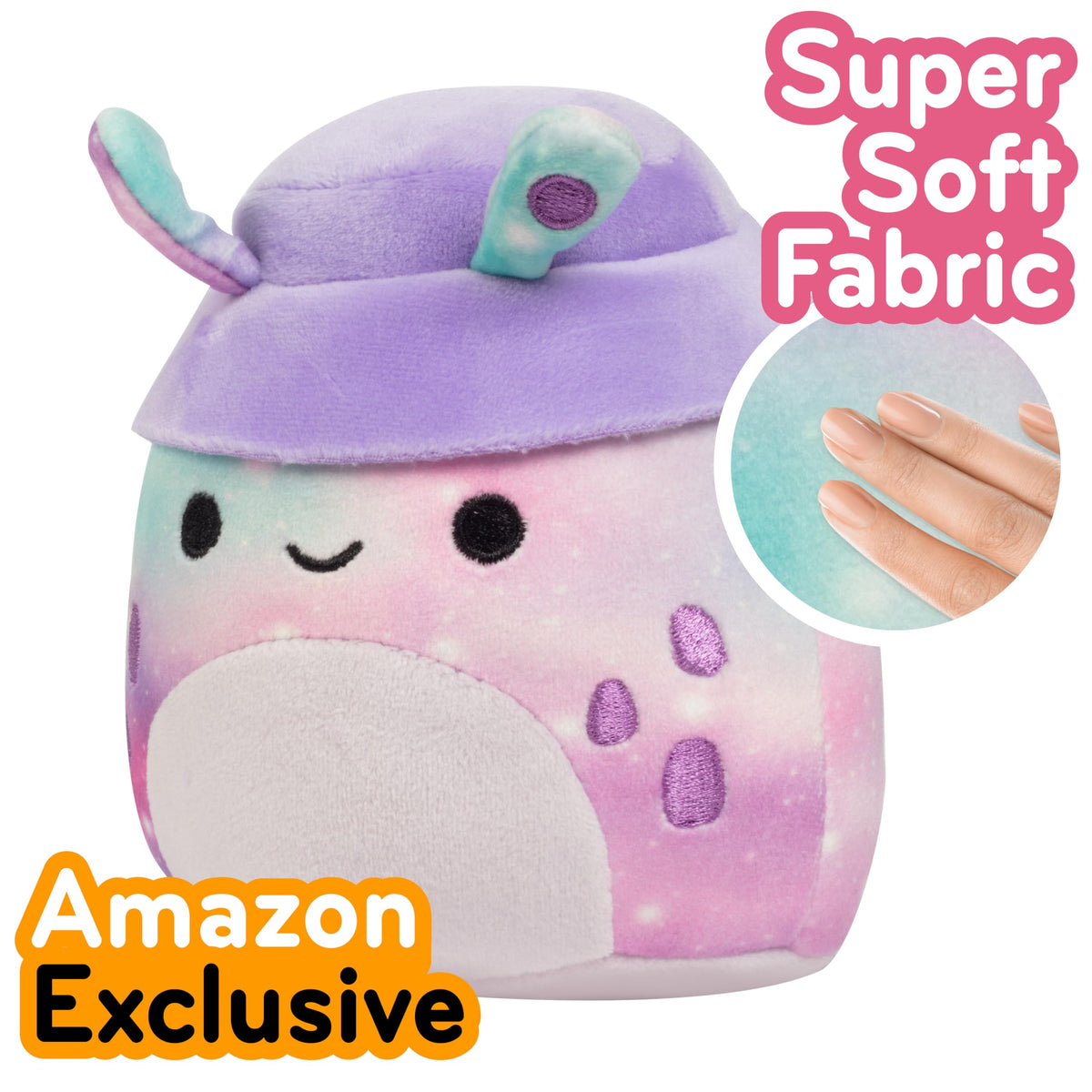 Squishmallows Original 5-Inch Daxxon The Purple Alien - Official Jazwares Plush - Collectible Soft & Squishy Mini Stuffed Animal Toy - Add to Your
