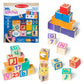Melissa & Doug Ms. Rachel Letter, Number, and Game Wooden Learning Blocks with Activity Cards for Girls and Boys Toddlers Ages 18 Months+ - FSC