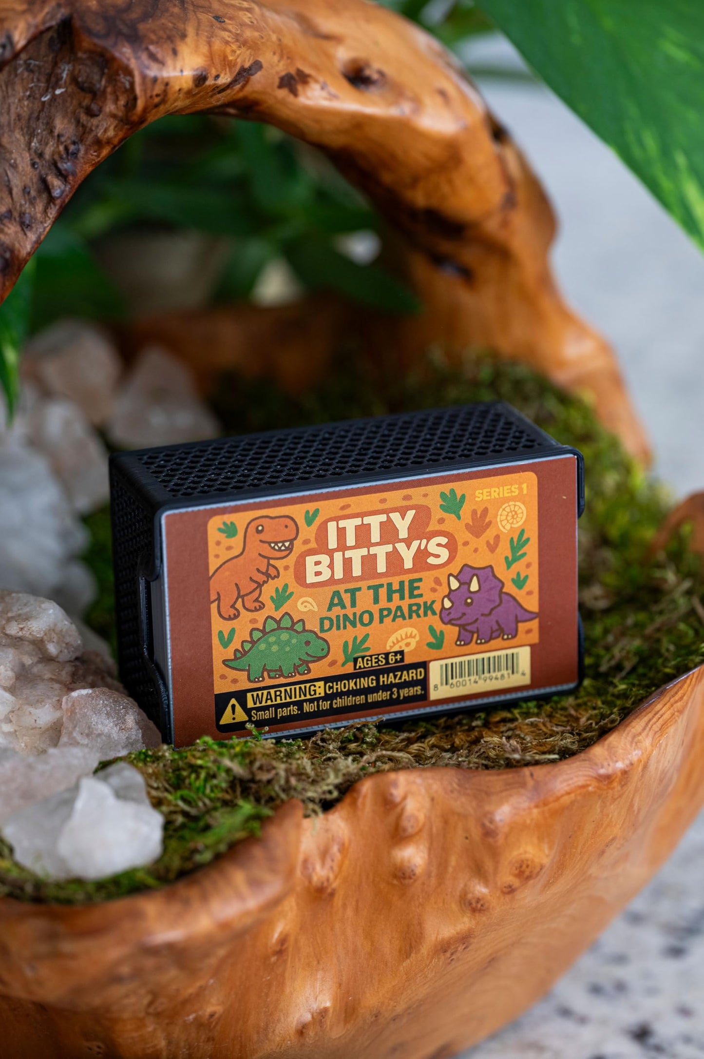 Itty Bitty’s at The Dino Park - Set of 10 Mini 3D Printed Dinosaurs | T-Rex Triceratops Stegosaurus & More | Collectible Toy Figures | Sensory Bin