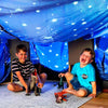 Blanket Fort Building Kit for Kids, Safety Certified, Ages 3-12 - Play Tent