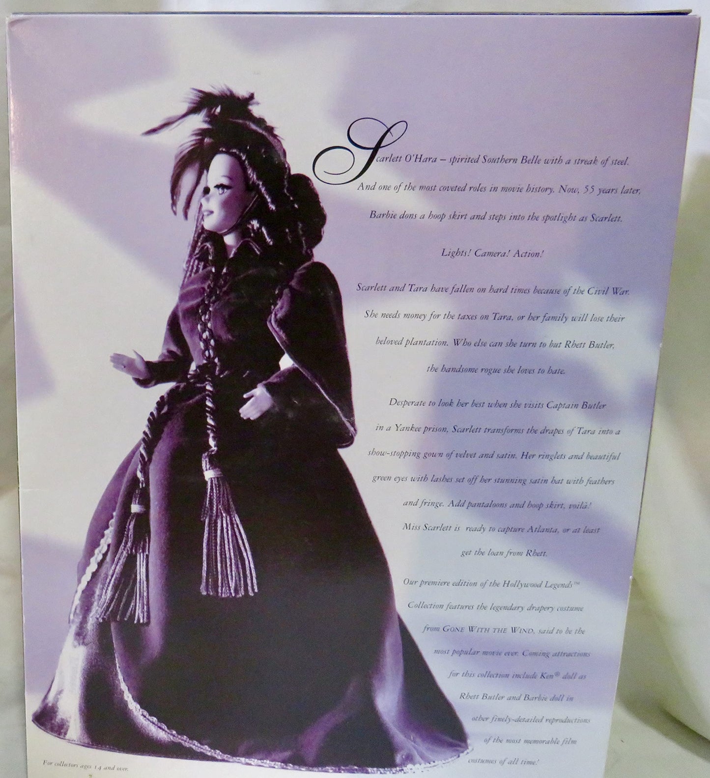 Hollywood Legends Collection Barbie Doll Scarlett O'Hara in Green Drapery Dress