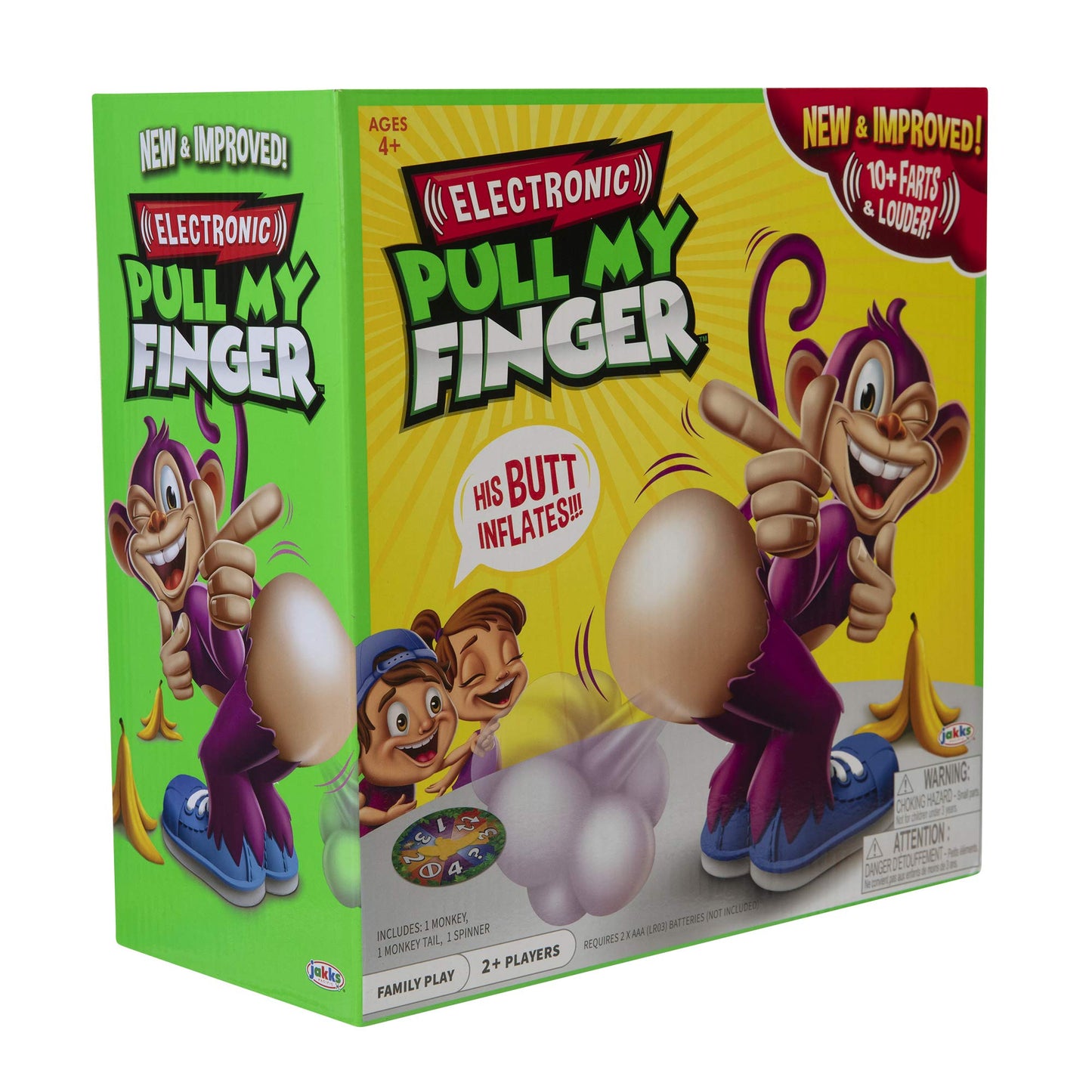 Pull My Finger Electronic Game Family Fun Board Games Play for The Whole Family! for Two or More Players, Kids Game for Ages 4 Years and Up, Kids