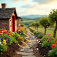 6Pcs 1/12 Miniature Shovel Rake and Hoe Farm Tools Dollhouse Decoration Accessories Yard Supplies Scene Model Set Decor Accessories, Dollhouse