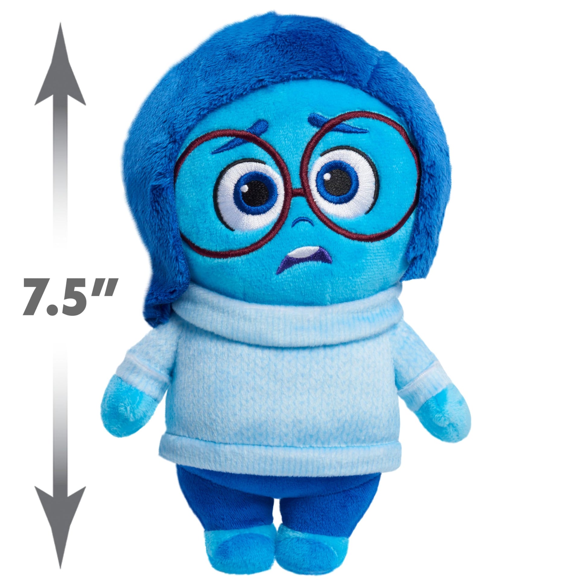 Inside Out 2 Talk It Out Small Plush - Sadness, Kids Toys for Ages 3 Up by Just Play