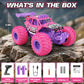 Meislane Remote Control Car, All Terrain RC Cars with Speed Switch RC Truck with LED Headlight and Rechargeable Batteries, 20KM/H Monster Truck Toys