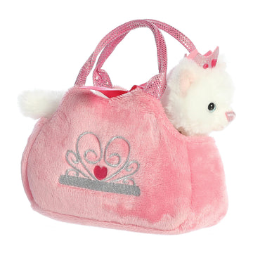 Aurora® Fashionable Fancy Pals™ Princess Kitten™ Stuffed Animal - Plush with Stylish Purse for Dress Up Fun - Perfect for Kids 3+ Years, Costumes,