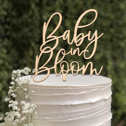 ZAIBIANHAO Baby in Bloom Cake Topper