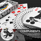 Unique Playing Cards, White Deck of Cards, Cool Pipmen Cards with Free Card Game eBook, Premium Poker Cards, Unique Kids Playing Cards for Children