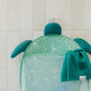 Copper Pearl Oceana Extra-Large Mesh Bath Toy Holder with Suction Cups: Quick-Dry Bath Toy Storage Net for Bathtub