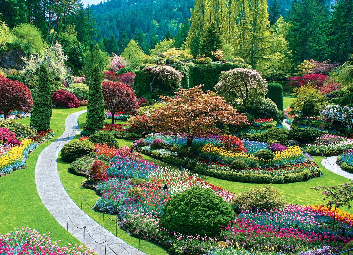 EuroGraphics Butchart Gardens - Sunken Garden Jigsaw Puzzle (1000-Piece)