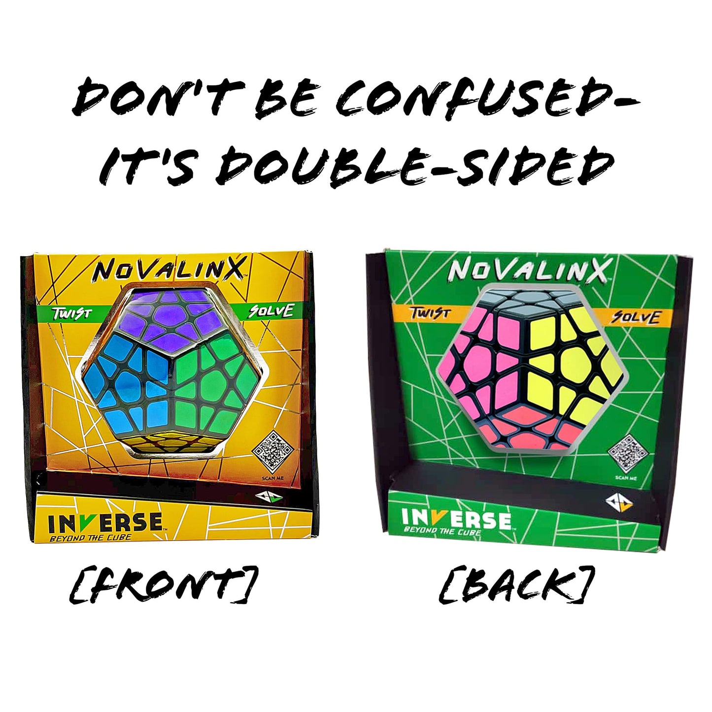 Project Genius | Inverse: Reflectron Twist & Solve Puzzle - Difficulty Level: Hard, Uneven Mirror Design Handheld Puzzle, Fun Décor & Gift Idea