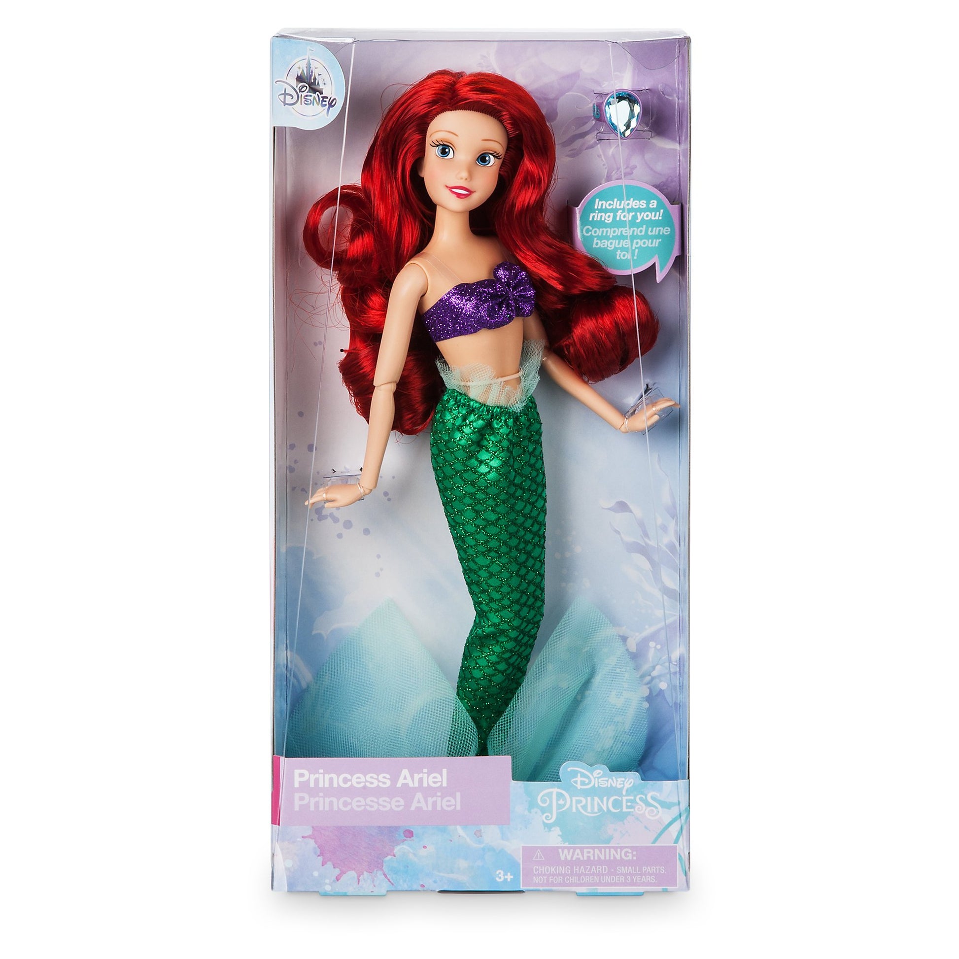 Disney Ariel Classic Doll with Ring - The Little Mermaid - 11 ½ inches