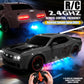 SYUUKH Remote Control Car 1:14 Scale RC Cars with Spray Effect, LED Lights & Realistic Sound, 2.4GHz Racing Toy with Controller, Christmas Birthday