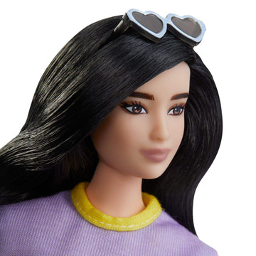 Barbie Fashionistas Doll with Long Brunette Hair - "Unicorn Believer" Outfit