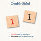 WE Games Replacement Wooden Sudoku Number Tiles - Extra Set of Pieces