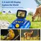 Kids Binoculars with Night Vision, STEM Outdoor Toy for Year Old 4-12 Boys Girls, 10X Optical Zoom 2.4" IPS Screen Digital Binoculars, Birthday Gift
