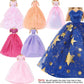 BJDBUS 5 Pcs Handmade Wedding Dress Party Gown for 11.5 Inch Girl Doll Clothes Accessories Random Clothing Set