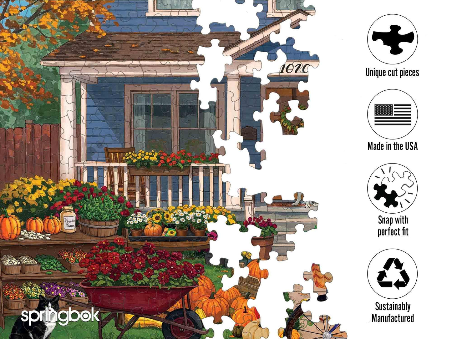 Springbok Autumn's Yard Sale 1000 Piece Jigsaw Puzzle for Adults