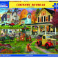 White Mountain 1000 Piece Jigsaw Puzzle Rustic Farmhouse, Country Retreat
