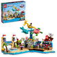 LEGO Friends Beach Amusement Park 41737 Building Toy Set, A Technical Project for Older Kids Ages 12+, with Spinning Carousel, Wave Machine