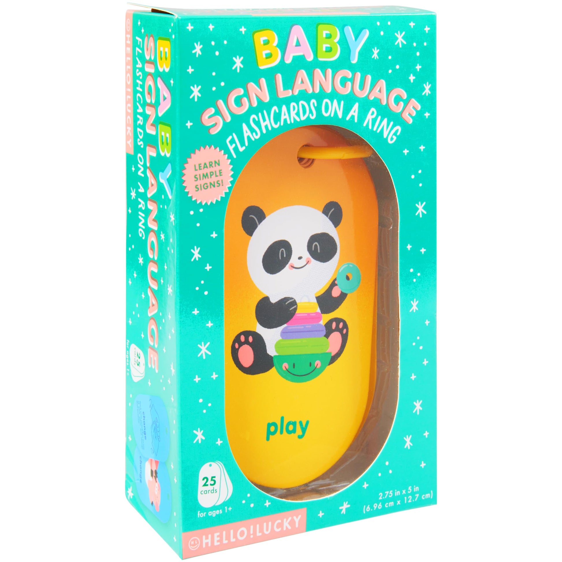 Hello!Lucky Baby's First Words Sign Language Flash Cards (BFC4-25419)