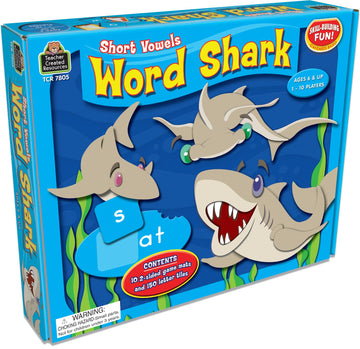 Teacher Created Resources Word Shark: Short Vowels Game (TCR7805)