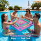 NUWJBYE Floating Mahjong Table for Pool, 32" Large Game Board for Swimming Pool, Hot Tub & Lake - Multi-Use Float Tray for Mahjong, Dominoes, Poker