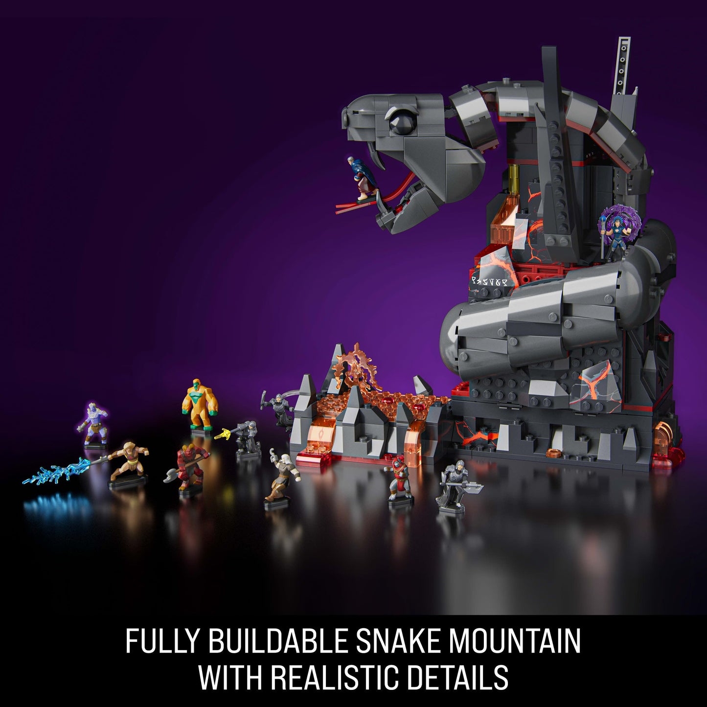 Mattel Brick Shop Masters of the Universe Clash at Snake Mountain