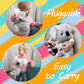 WEIGEDU Huggable Koala Bear Stuffed Animal Furry Cuddly Ears Koala Bear Plush Toy for Boys Girls Babies Kids Birthday Bedtime Gifts, 12.6“ Gray