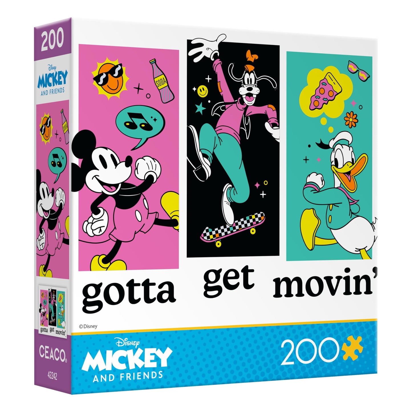 Ceaco - Disney Mickey and Friends - 200 Piece Puzzle for Kids Ages 8-10