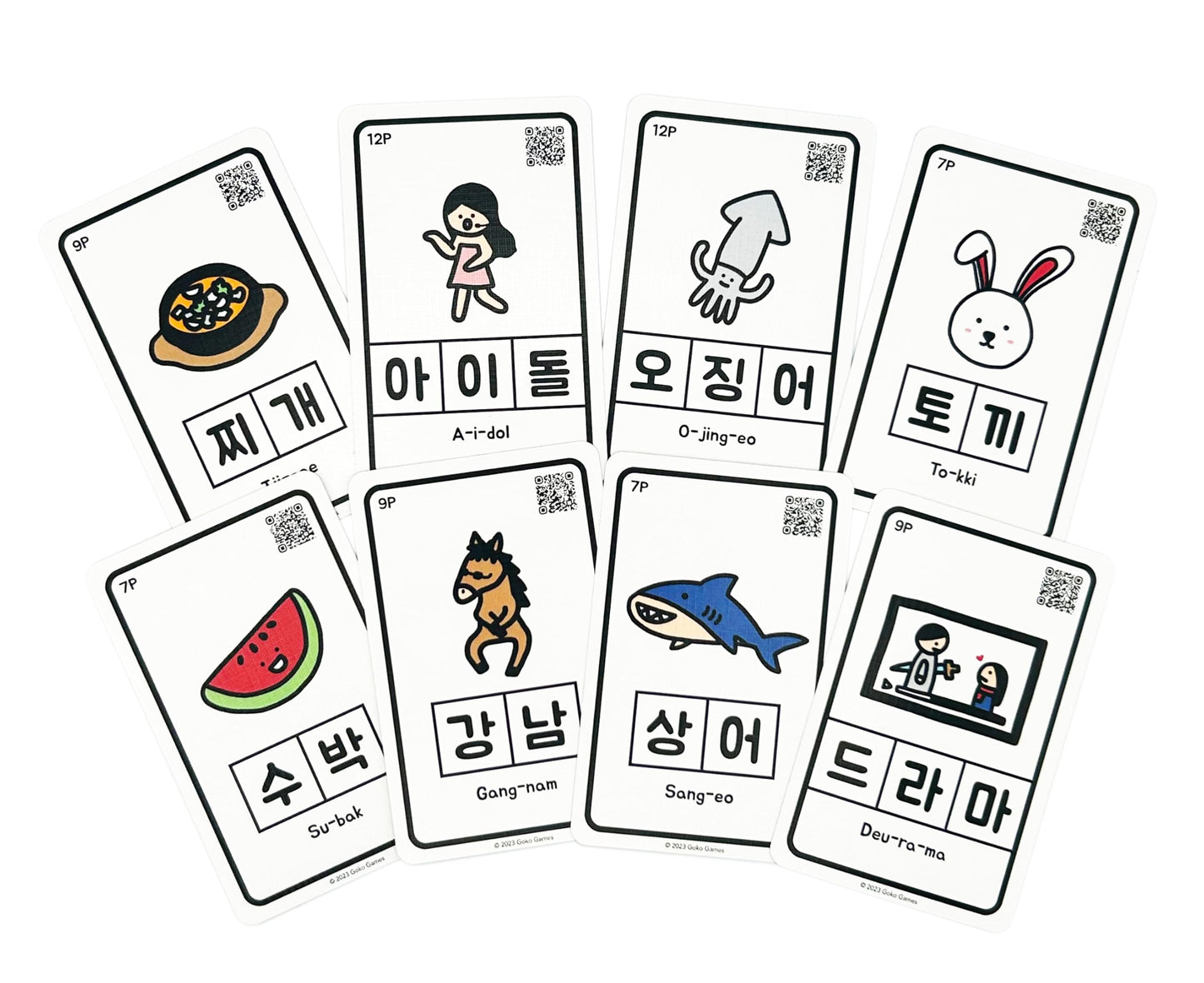 Goko Games Learn Korean As You Play | Gifts for K-Pop and K-Drama Fans | Beginner Friendly | Fun for Kids and Adults | Collect, Trade, and Claim