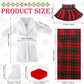 Sumind 14 Pieces Christmas Doll on Clothes Accessories Outfits Set Including Skirts, Bathrobe, Sleeping Bag, Fluffy Vest, Shirt, Scarf, Eye Cover