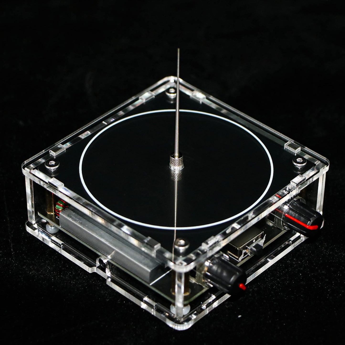Vastarry Tesla Coil Solid-State Music Tesla Coil Artificial Lightning Desktop Toy Power Wireless Transmission Model Scientific Experiment Tool