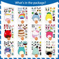 YSYKJYXGS 24 Sheets Cute Anime Make a Face Stickers,Birthday Supplies,Birthday Party Favor Supplies Craft