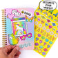 Horizon Group USA Sticker Book with Large and Small Sizes, Kids Stationary for Water Bottle, Notebooks, and Party Favors, Just My Style