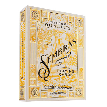 Sembras Playing Cards by theory11 | Legendary Mexican Tequila Distillery | Hand-Illustrated Collector's Deck | Gold Foil Embossed Tuck Box | Original