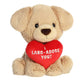 Aurora® Witty JUST Sayin'™ I Labr-Adore You™ Stuffed Animal - Expressive Characters for Decorative Charm - Quirky Birthday Gifts for Kids and Adults