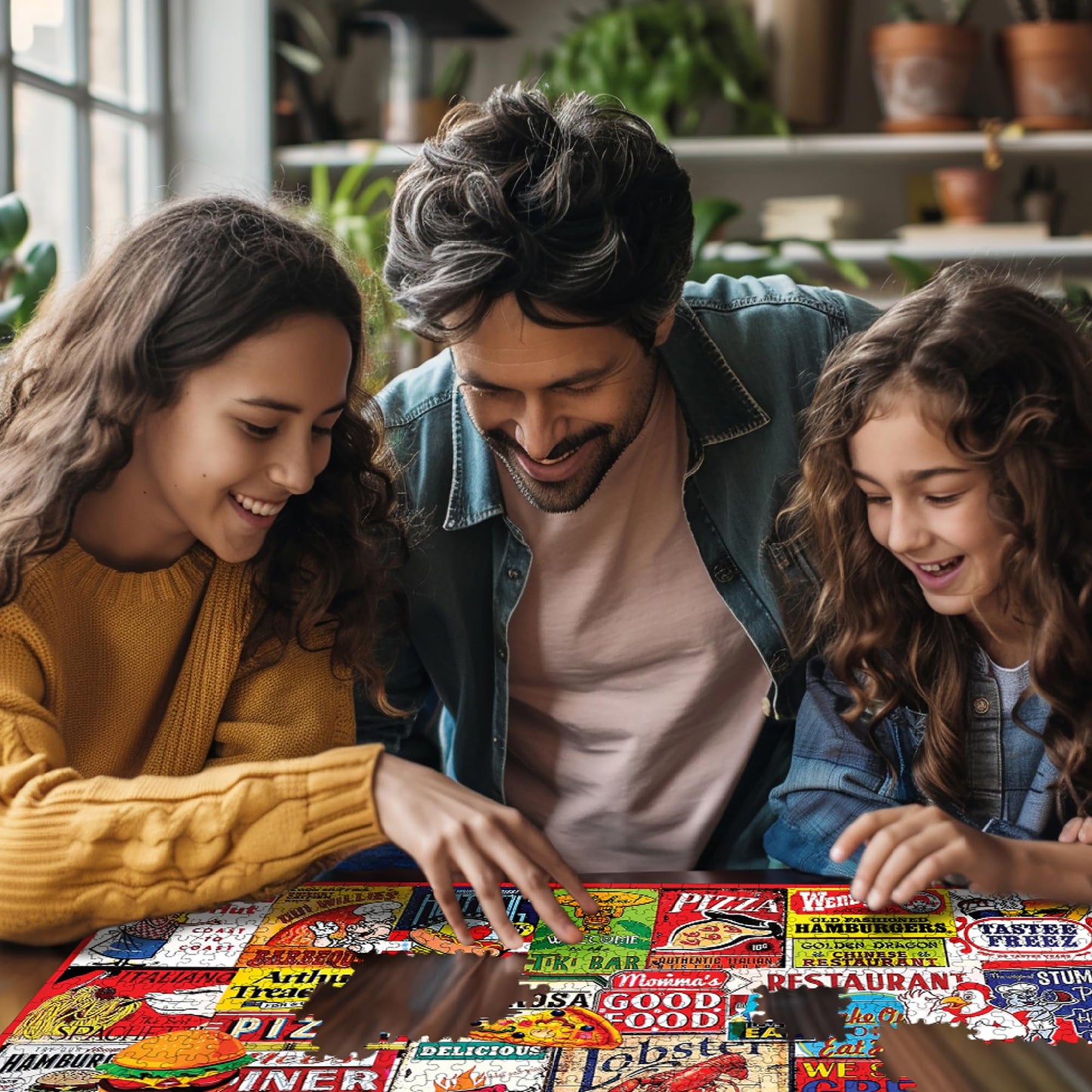 White Mountain 1000 Piece Jigsaw Puzzle Nostalgic Restaurant, Out to Lunch