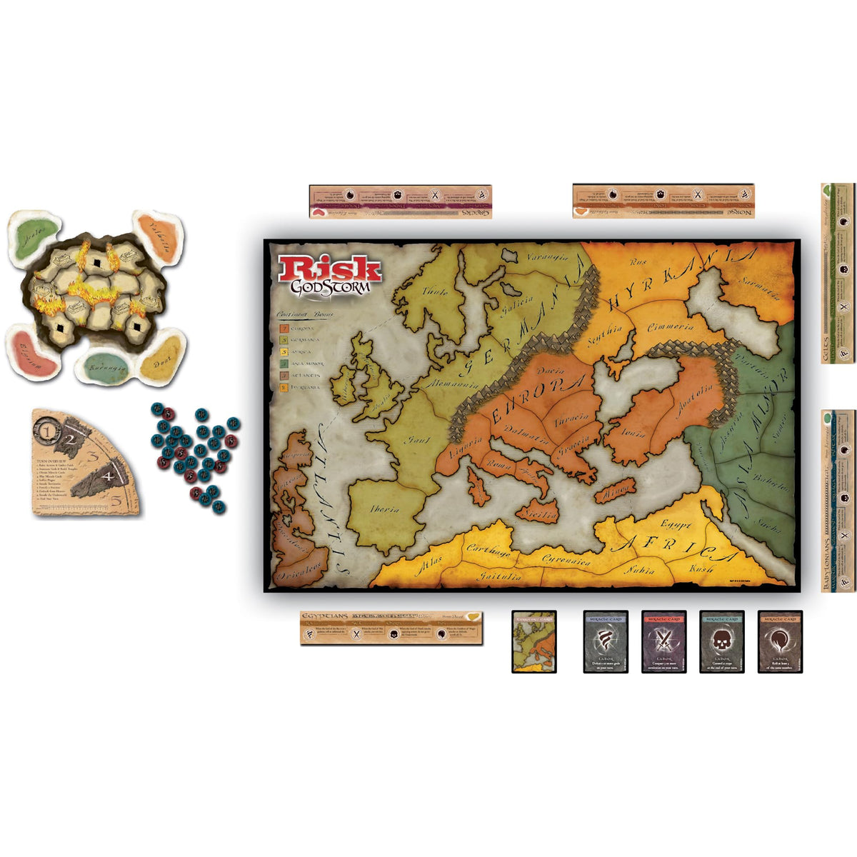 Renegade Game Studios Risk Godstorm Board Game - Ancient Civilization