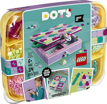 LEGO DOTS Jewelry Box 41915 Craft Decorations Art Kit, for Kids Who are Into Cool Arts and Crafts, A Great Entrance into Unique Arts and Crafts Toys