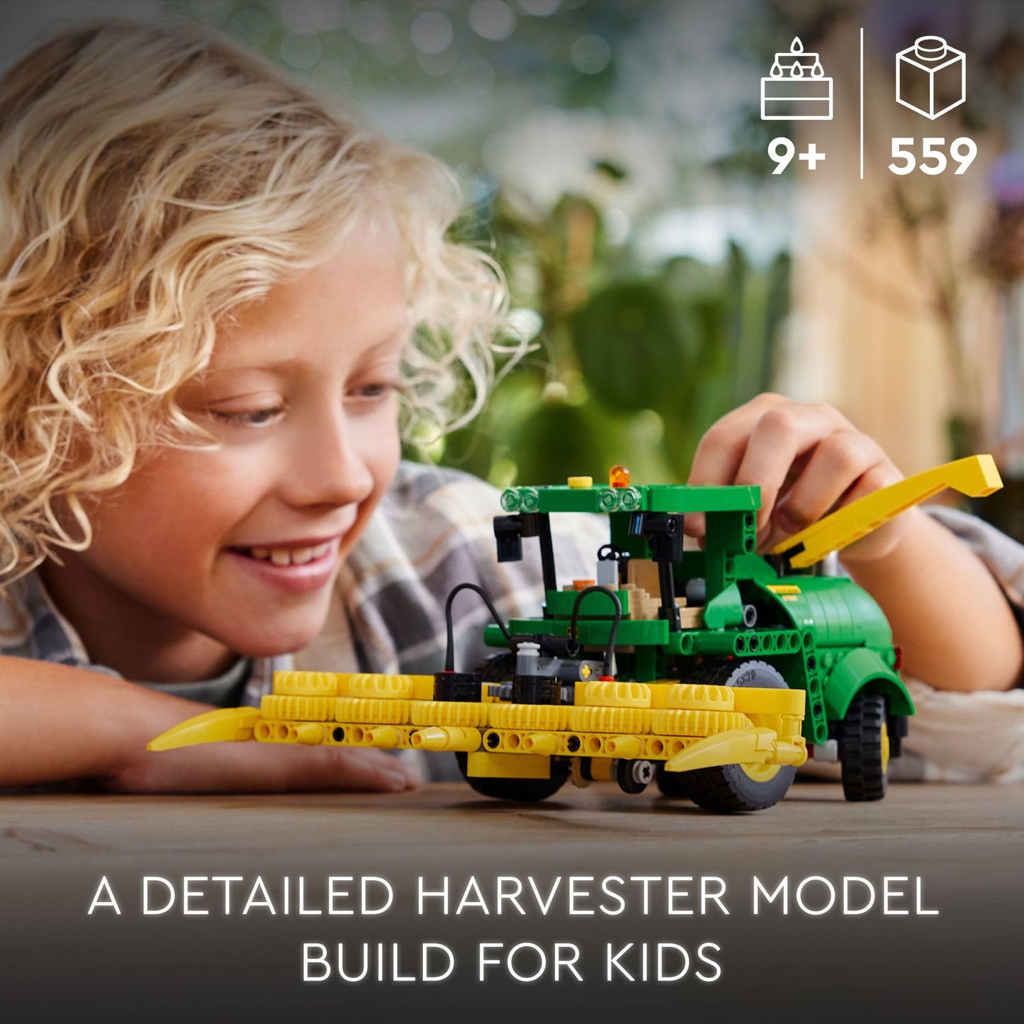 LEGO Technic John Deere 9700 Forage Harvester Tractor Toy, Buildable Farm Toy for Imaginative Play, Kids Truck Gift for Boys and Girls Ages 9 and Up